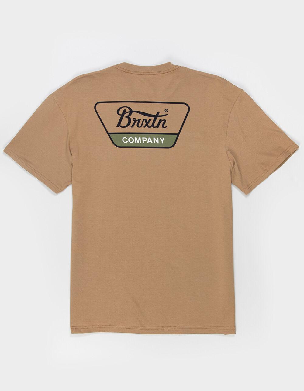 BRIXTON Linwood Mens Tee - TAN Product Image