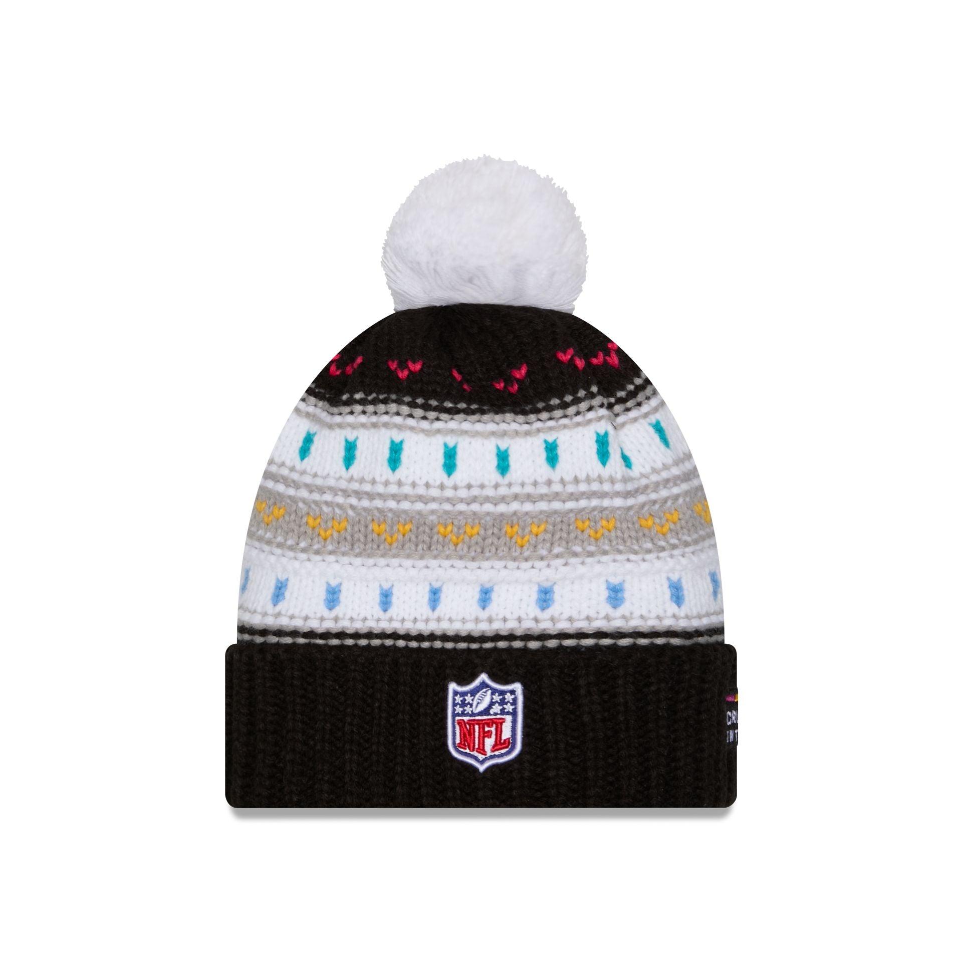 San Francisco 49ers 2025 Crucial Catch Women's Pom Knit Hat Female Product Image