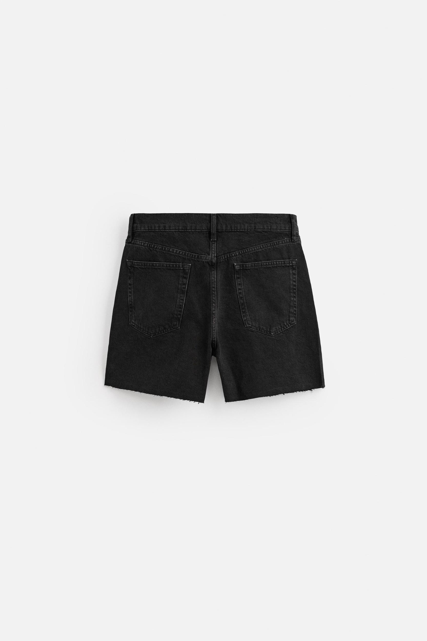 DENIM MINI SHORTS Product Image