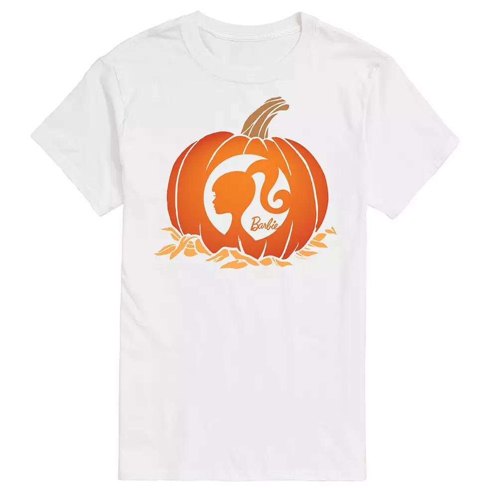 Men's Barbie Pumpkin Logo Graphic Tee,  Product Image