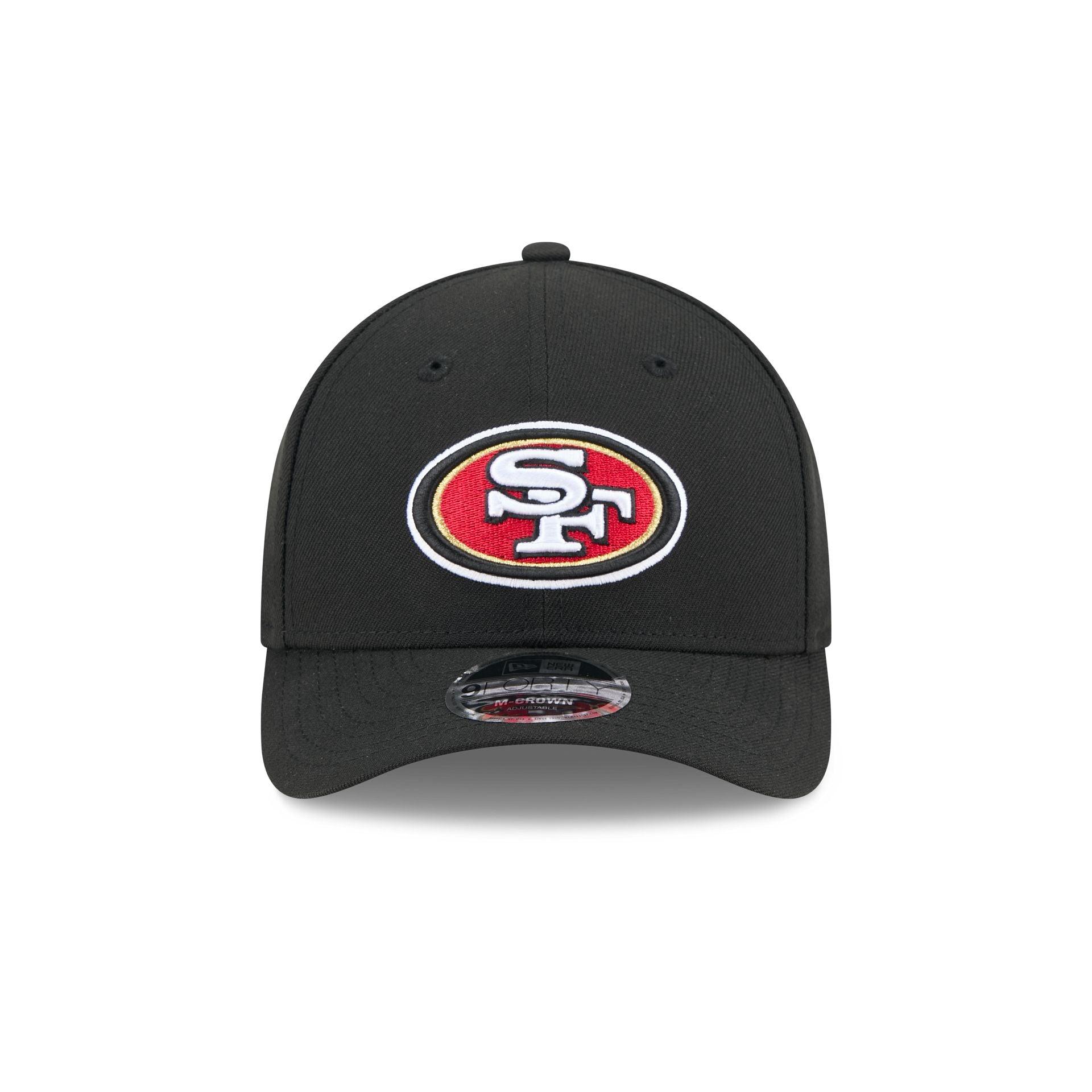 San Francisco 49ers Team Black 9FORTY M-Crown Snapback Hat Male Product Image
