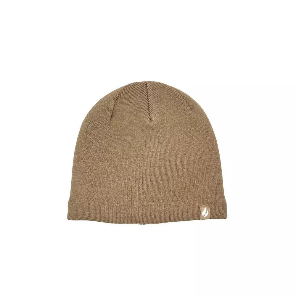 Women's Heat Holders Heatweaver Lined Flat Knit Beanie, Cloud Gray Product Image