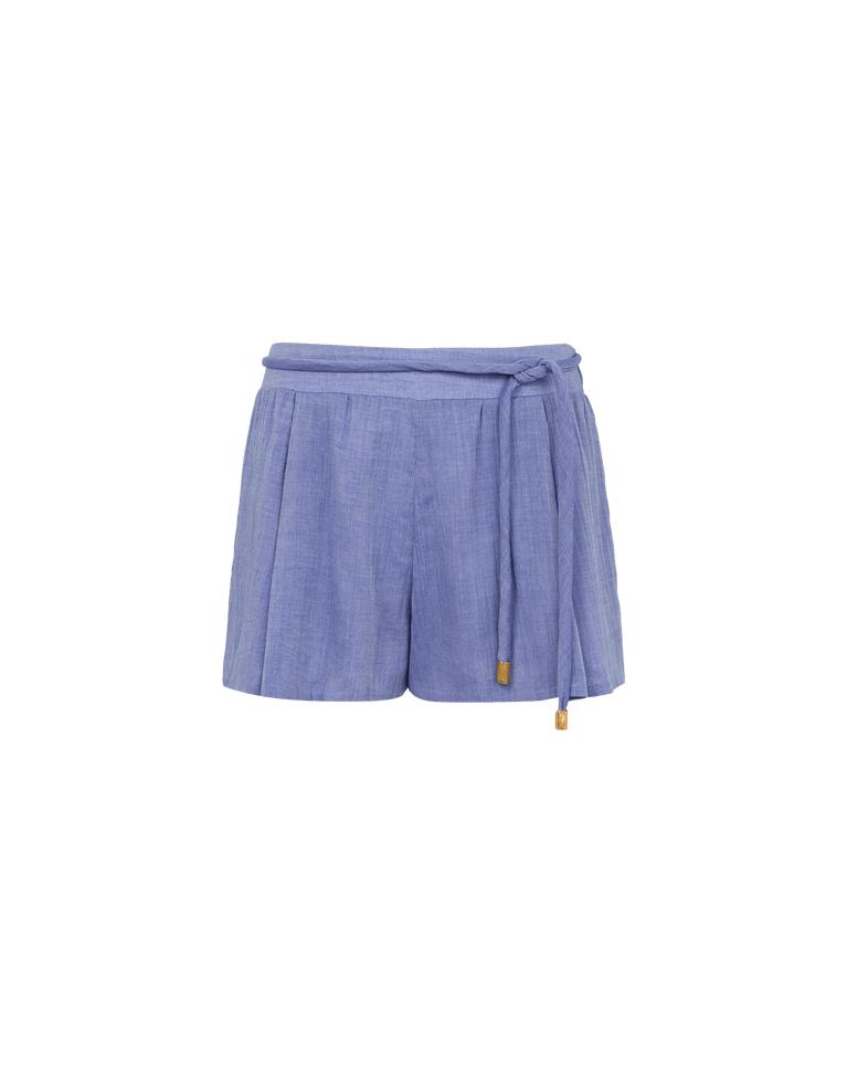 Cassia Cropped Blouse - Sapphire Product Image