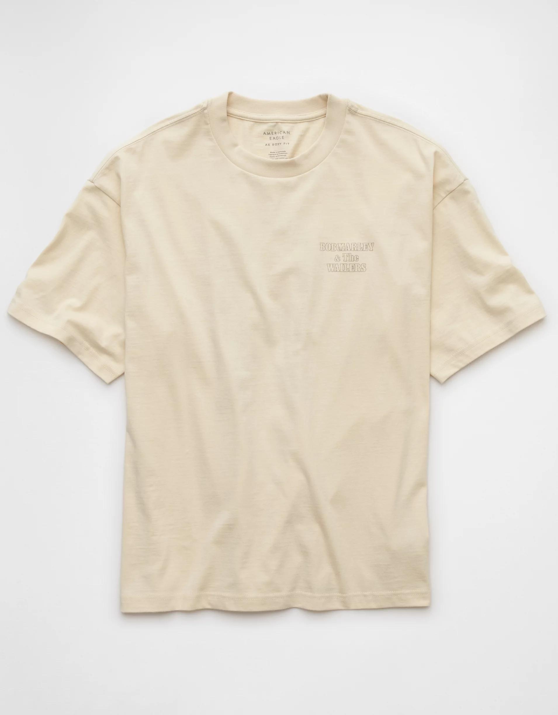 AE Boxy Bob Marley Graphic T-Shirt Product Image