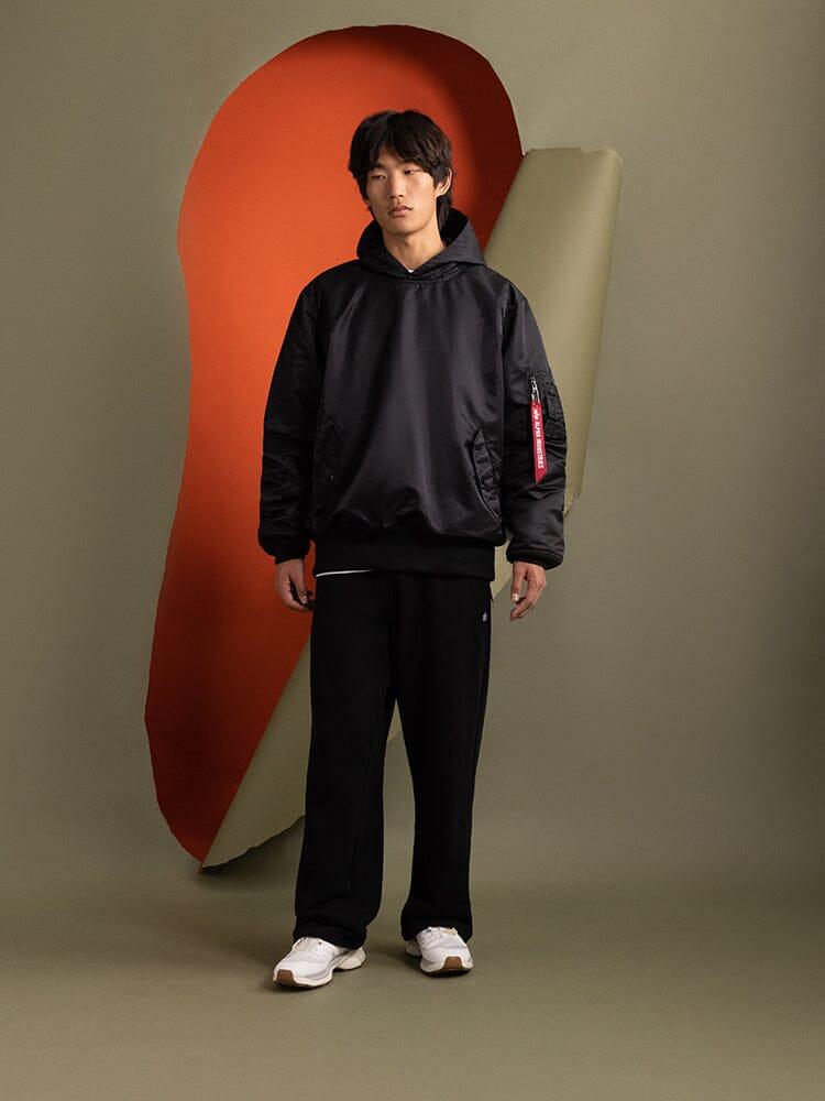 WOMEN'S PULL-OVER MA-1 JACKET HOODIE Female Product Image