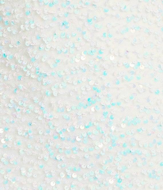 Allison & Kelly Strapless Sequin Back Bow Dress Product Image