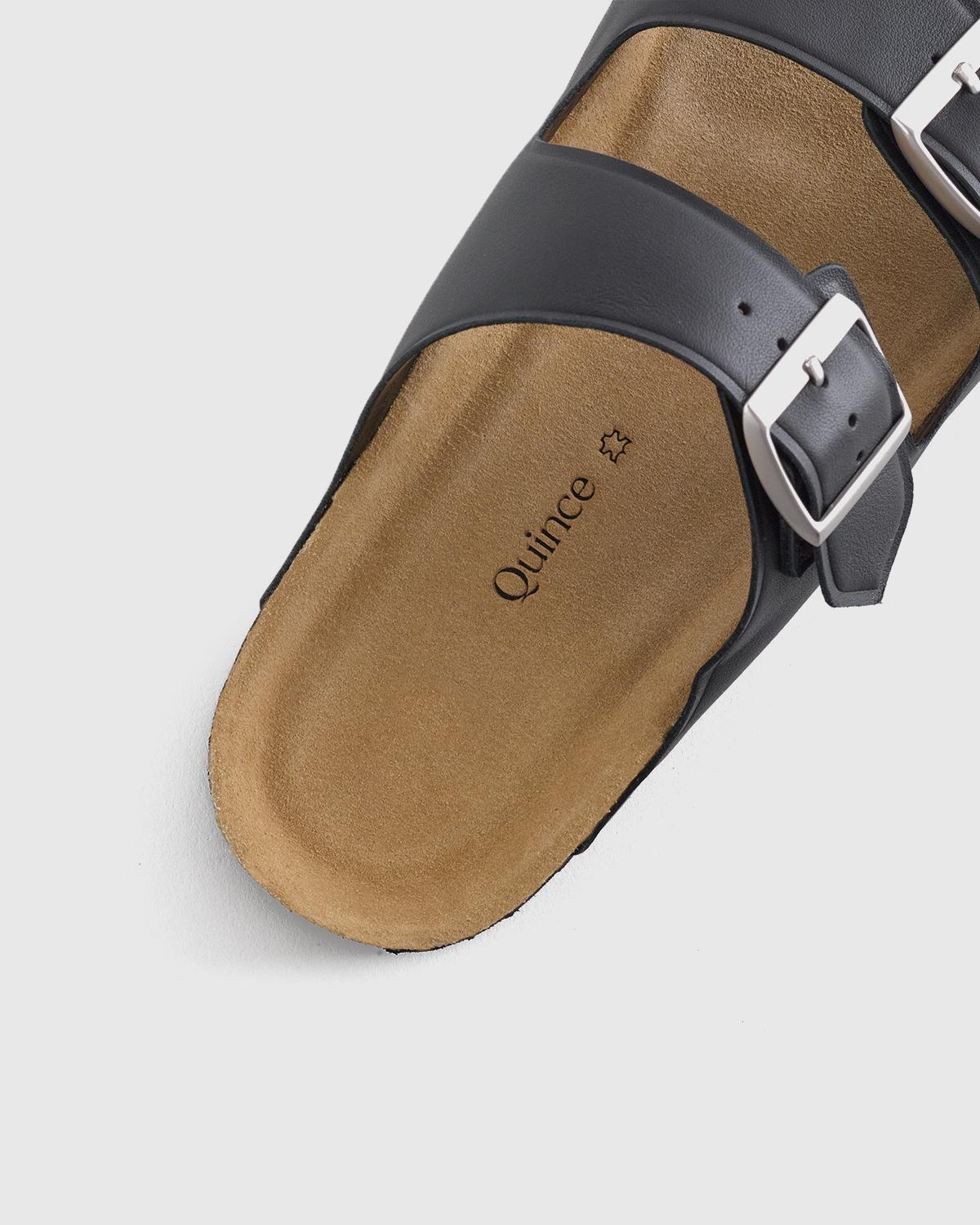 Quince | Women's Nappa Leather Double Buckle Slide Product Image