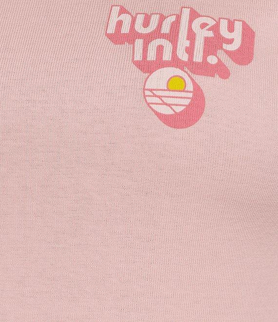 Hurley Groovy Cropped Ribbed Knit Tank Top Product Image