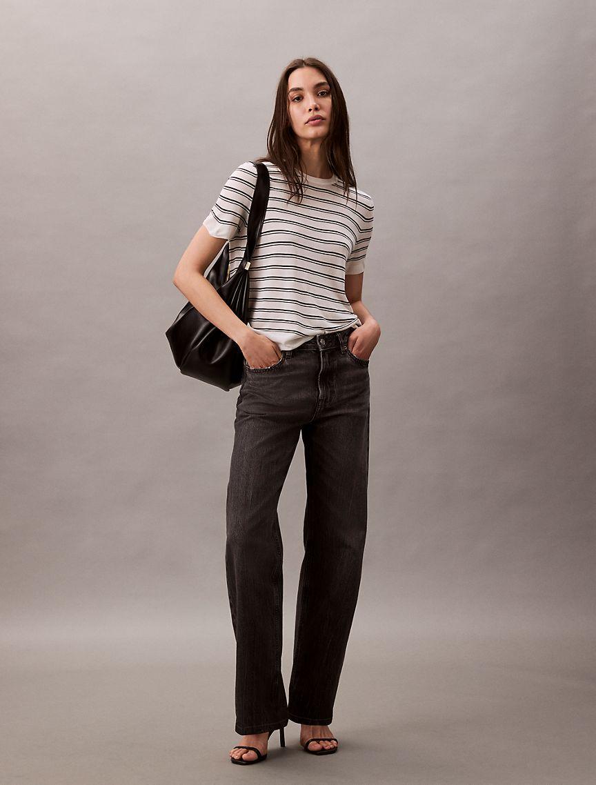 Viscose Short Sleeve Sweater  Product Image