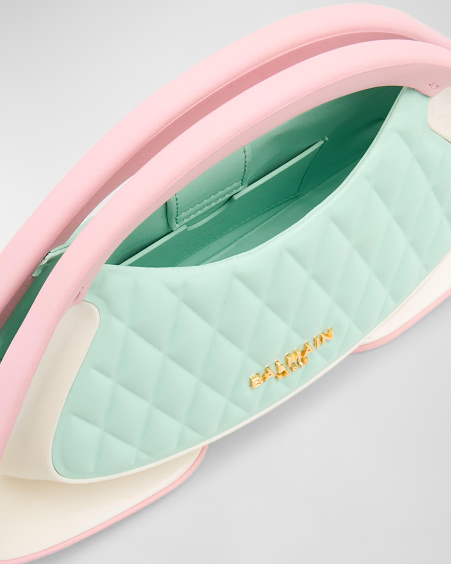 Jolie Madame Small Top-Handle Bag in Padded Faux Leather Product Image