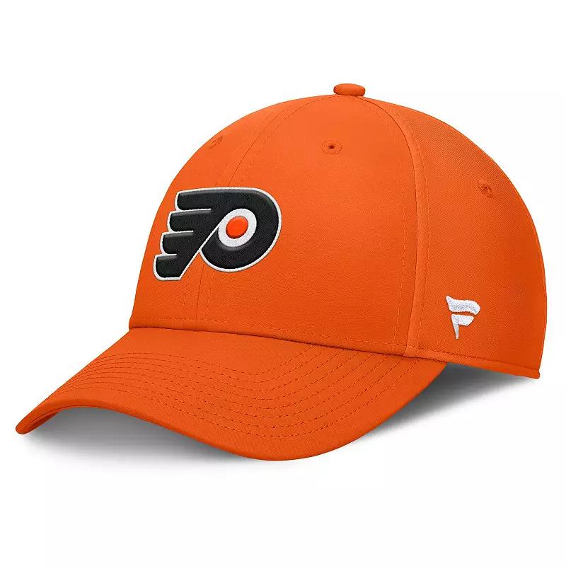 Men's Fanatics Orange Philadelphia Flyers Core Primary Logo Flex Hat,  Product Image
