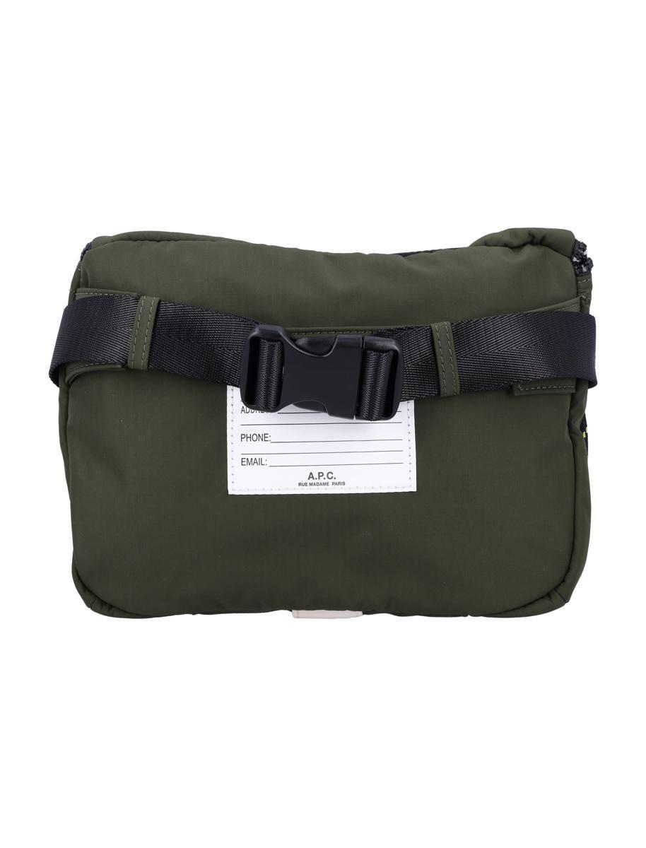 APC Trek Shell Messenger Bag In Green Product Image
