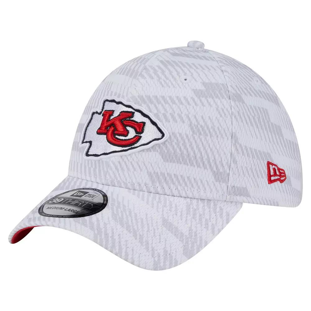 Men's New Era  White Kansas City Chiefs Gameday Graded 39THIRTY Flex Hat, Size: Large/XL Product Image