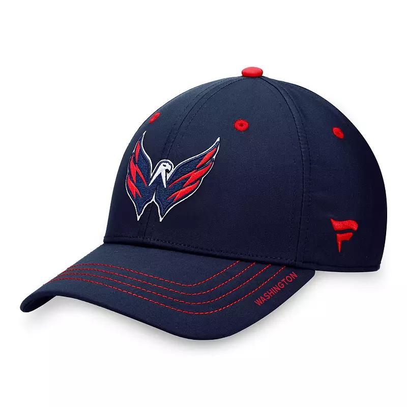 Men's Fanatics Branded Navy Washington Capitals Authentic Pro Rink Flex Hat,  Product Image