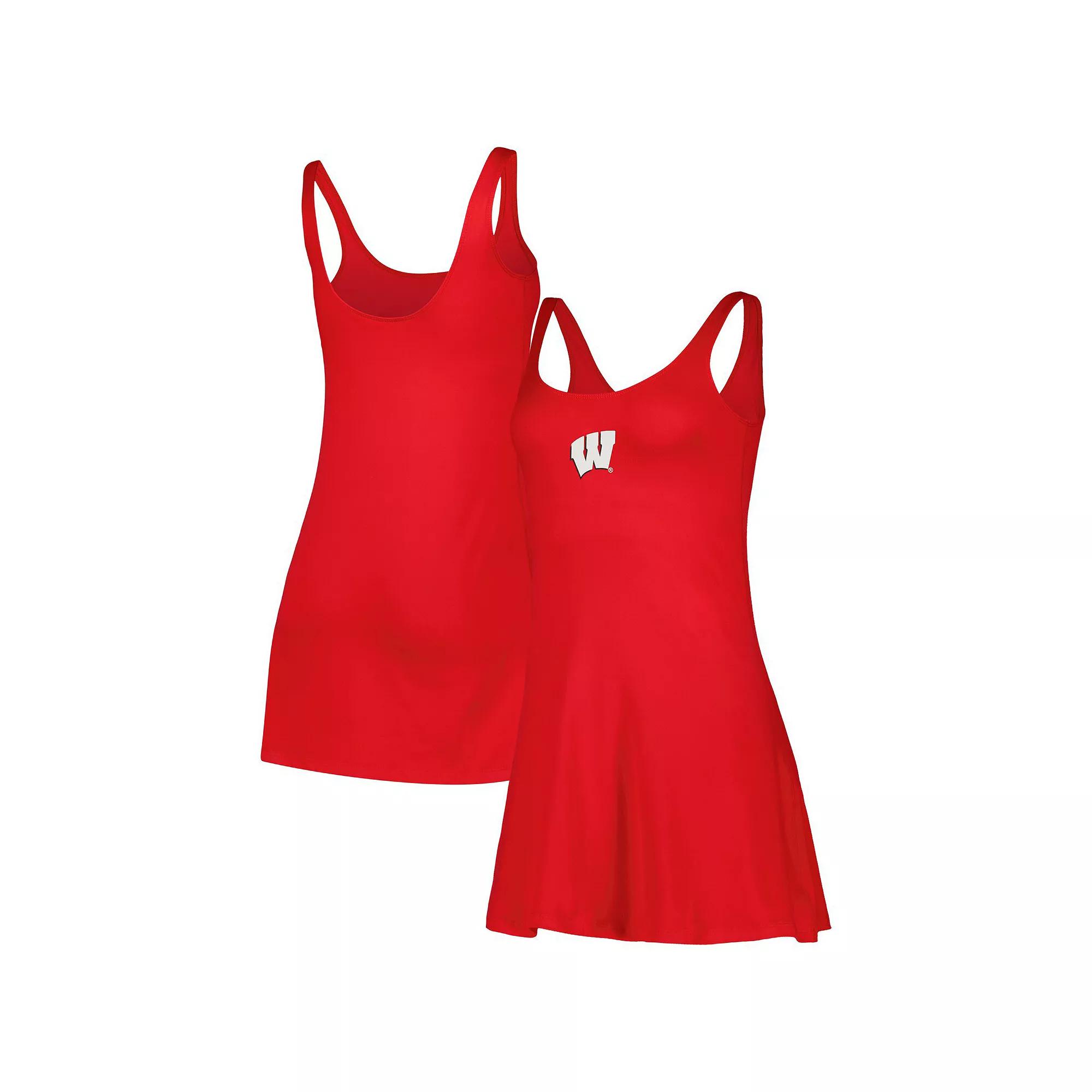 Women's ZooZatz Red Wisconsin Badgers Logo Scoop Neck Dress,  Product Image