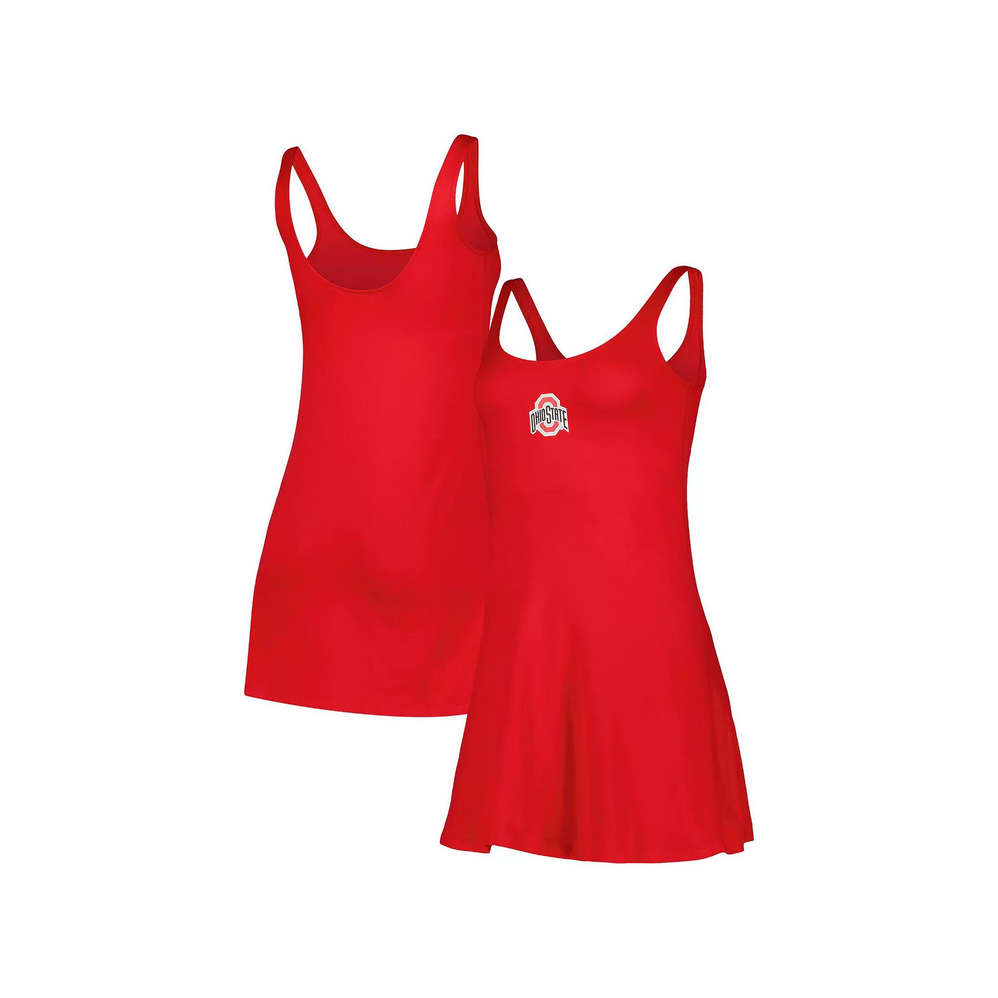 Women's ZooZatz Scarlet Ohio State Buckeyes Logo Scoop Neck Dress, Size: Small, Red Product Image