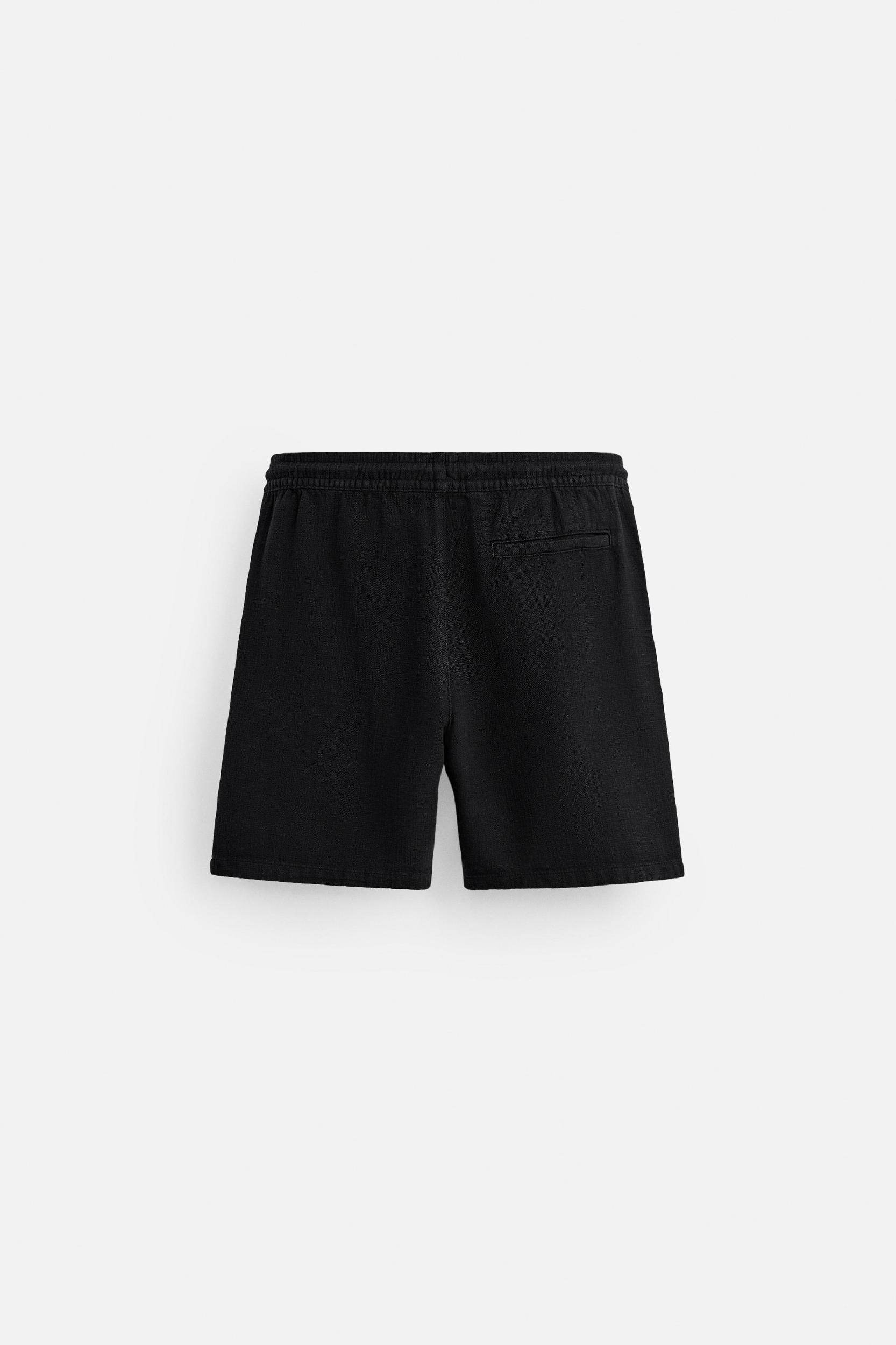 TEXTURED REGULAR FIT SHORTS Product Image