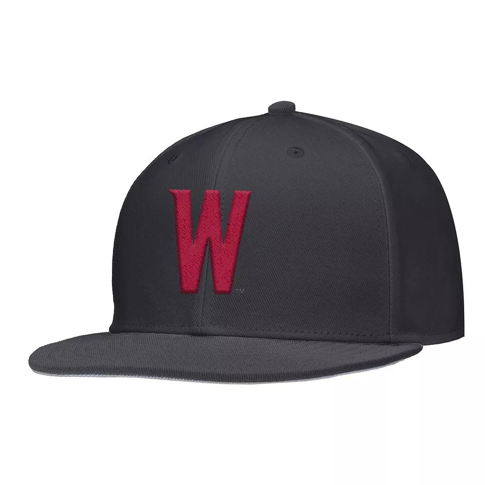 Men's Nike Anthracite Washington State Cougars On-Field Baseball Performance Fitted Hat,  Product Image