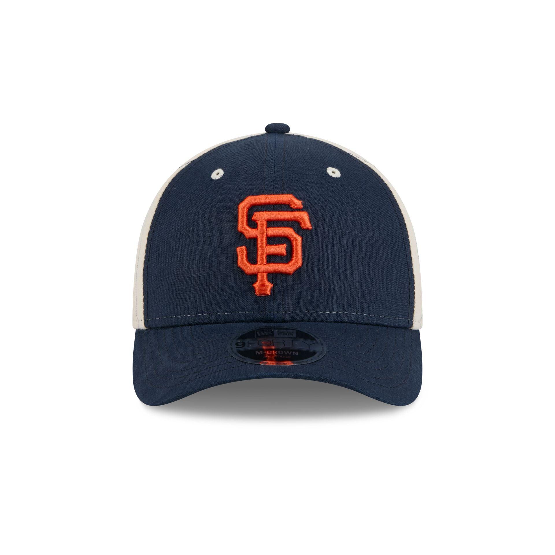 San Francisco Giants Linen 9FORTY M-Crown Snapback Hat Male Product Image