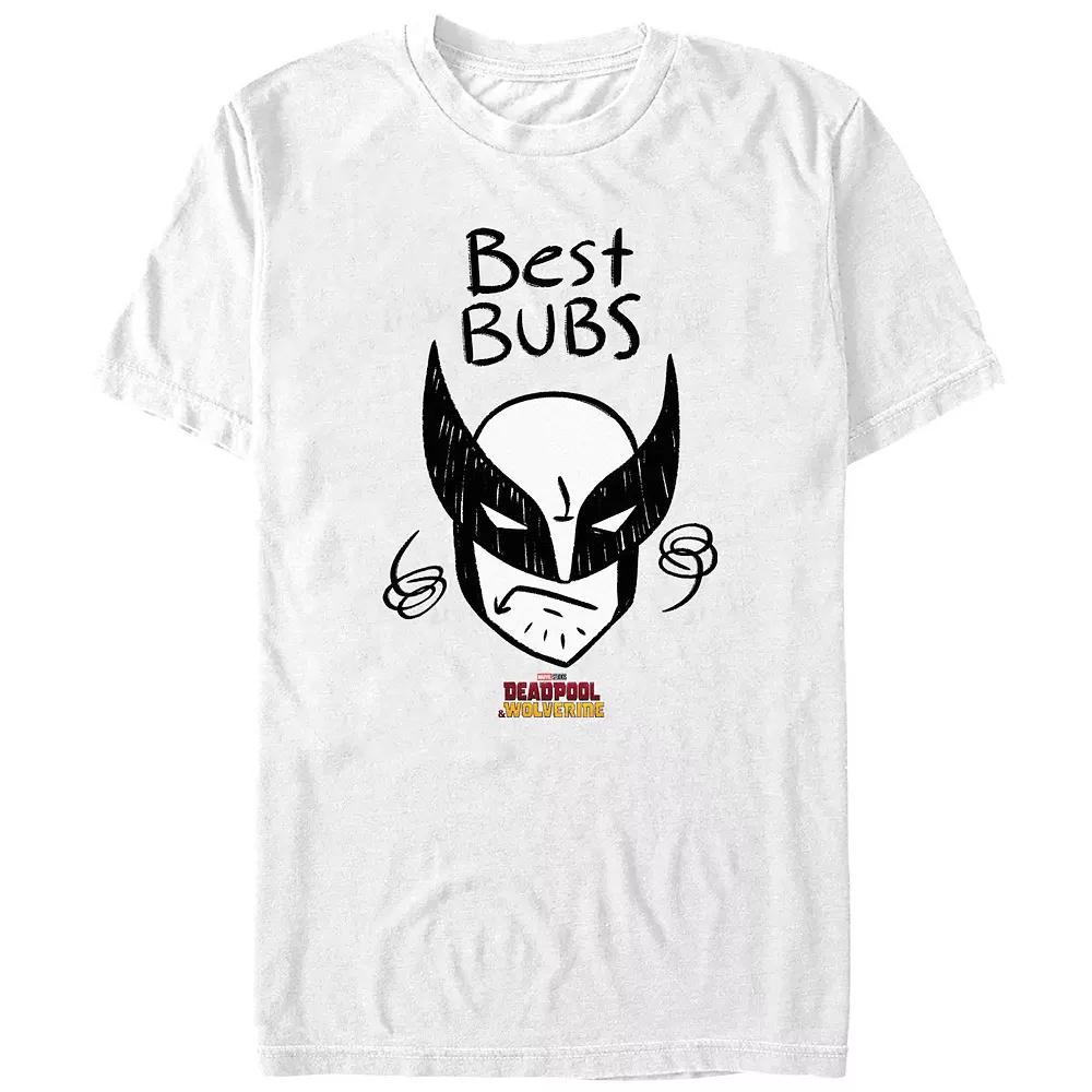 Men's Marvel Deadpool And Wolverine Best Bubs Cartoon Graphic Tee,  Product Image