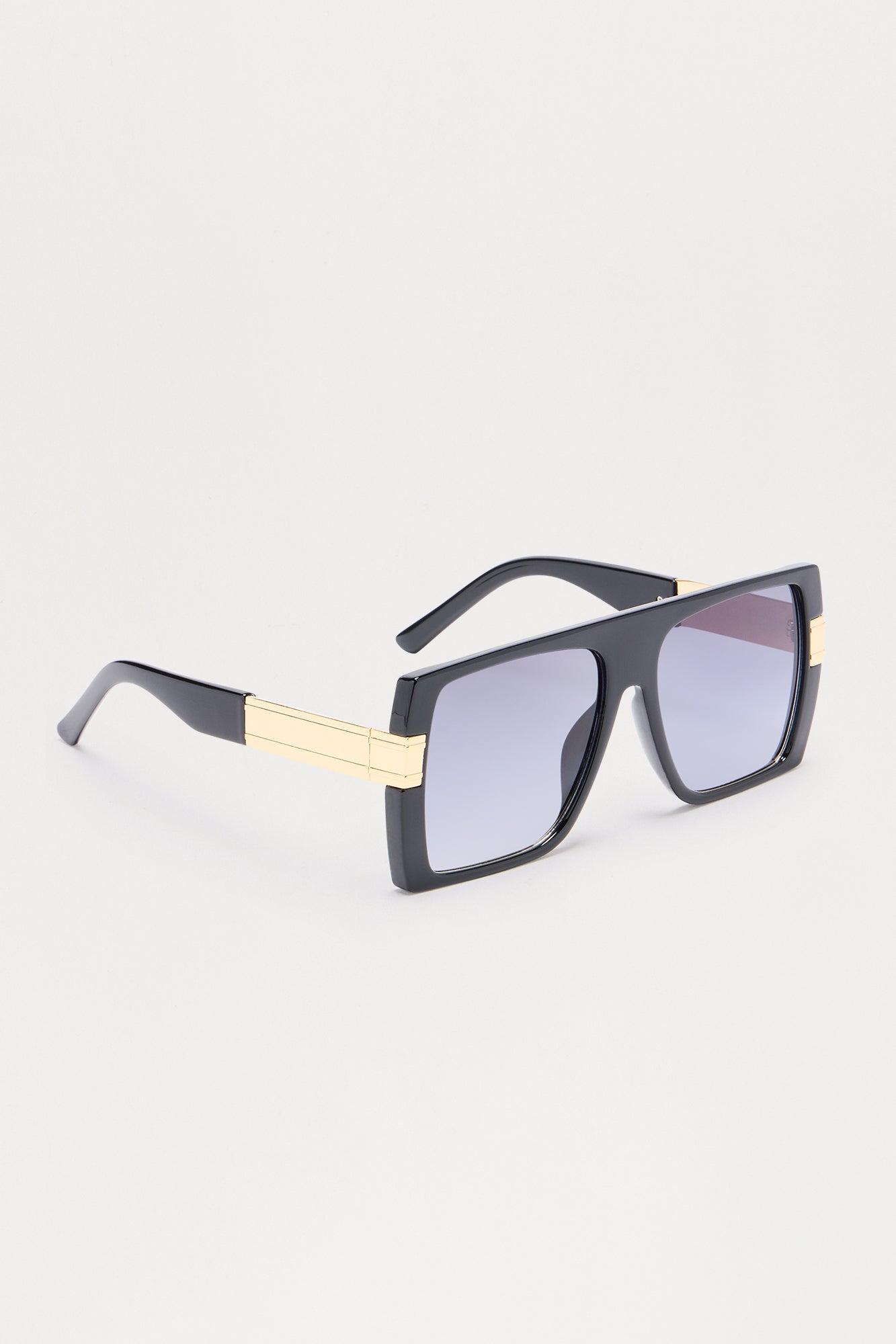 Kimberly Square Standard Sunglasses - Black Female Product Image