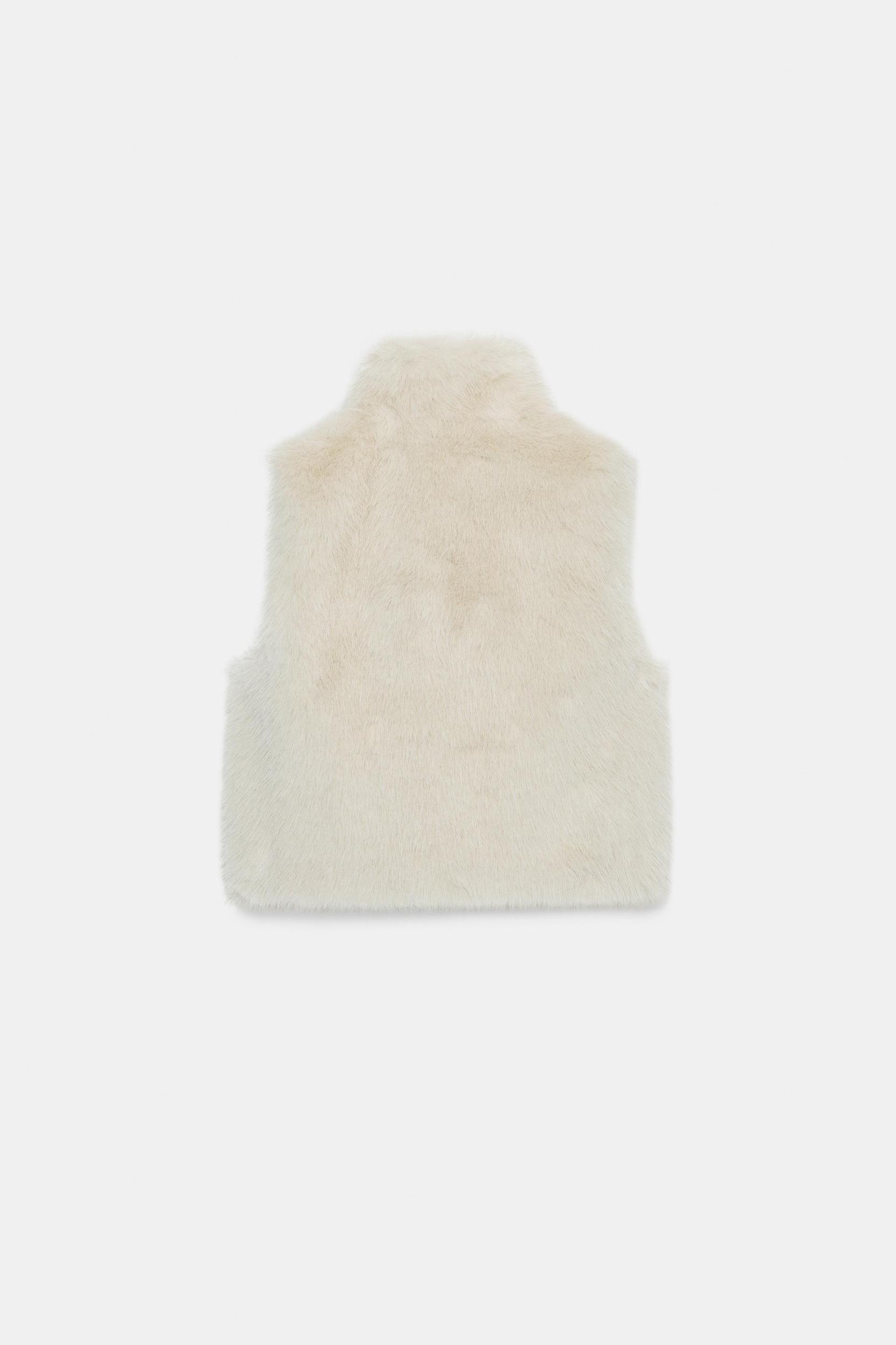 FAUX FUR VEST Product Image