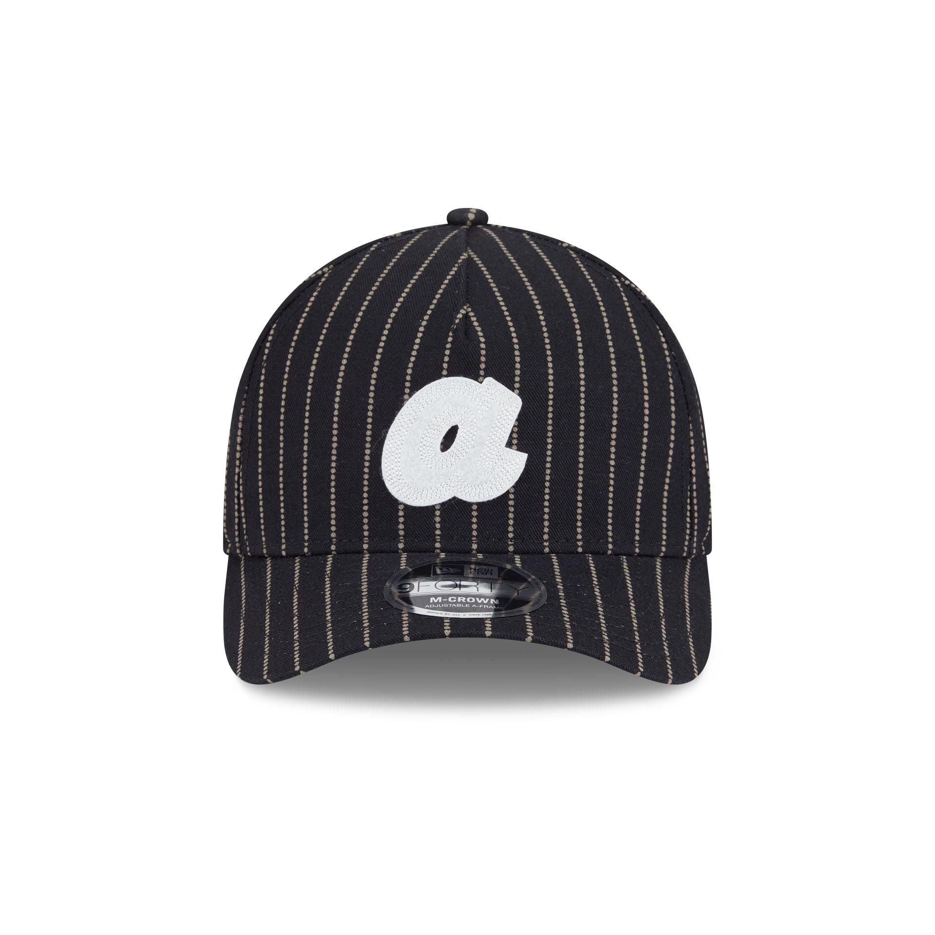 New Era Cap Washed Twill Black 9FORTY M-Crown A-Frame Adjustable Hat Male Product Image