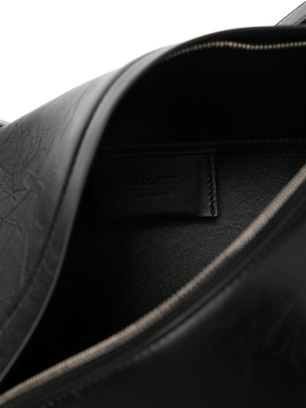 logo-print leather tote bag Product Image