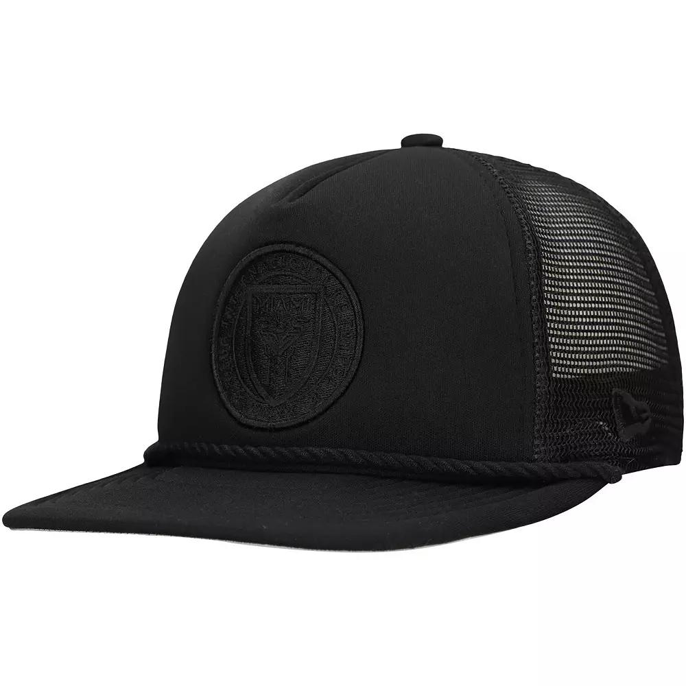 Men's New Era Black Inter Miami CF Active Tone Golfer Snapback Hat, Mls Black Product Image