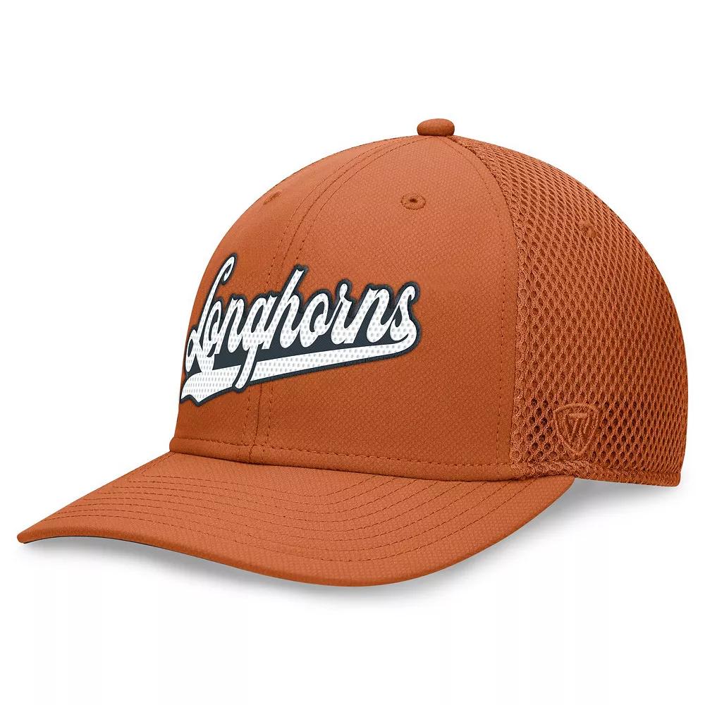 Men's Top of the World Texas Orange Texas Longhorns Draft Flex Hat, Size: Small/Medium Product Image