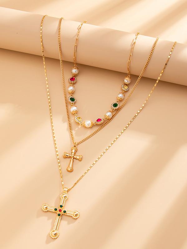 Layered Tasseled Necklaces Accessories Product Image