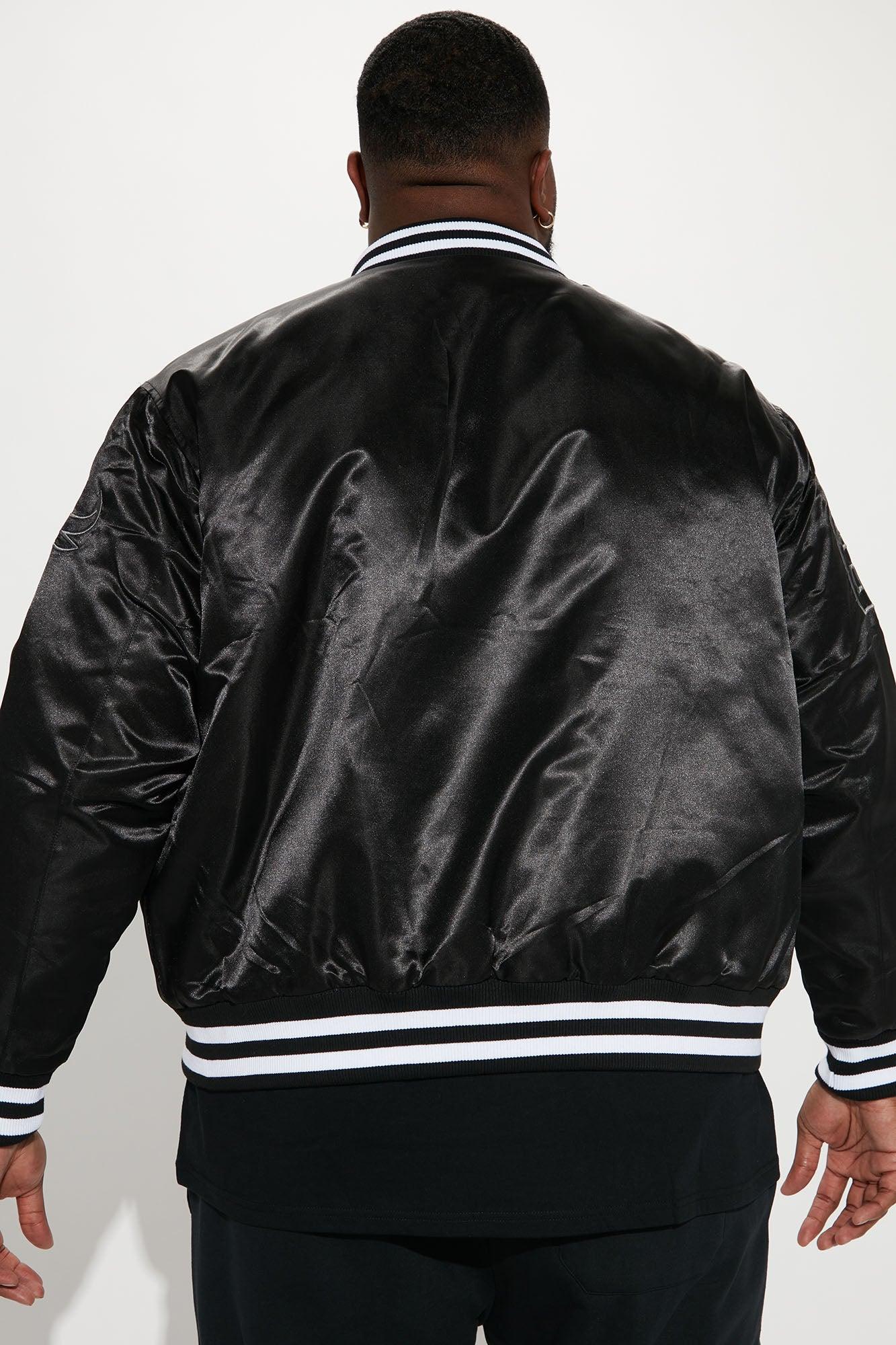 Bulls Out Varsity Jacket - Black Product Image