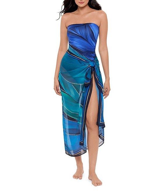 Miraclesuit Maldiva Semi-Sheer Georgette Pareo Swim Cover-Up Product Image