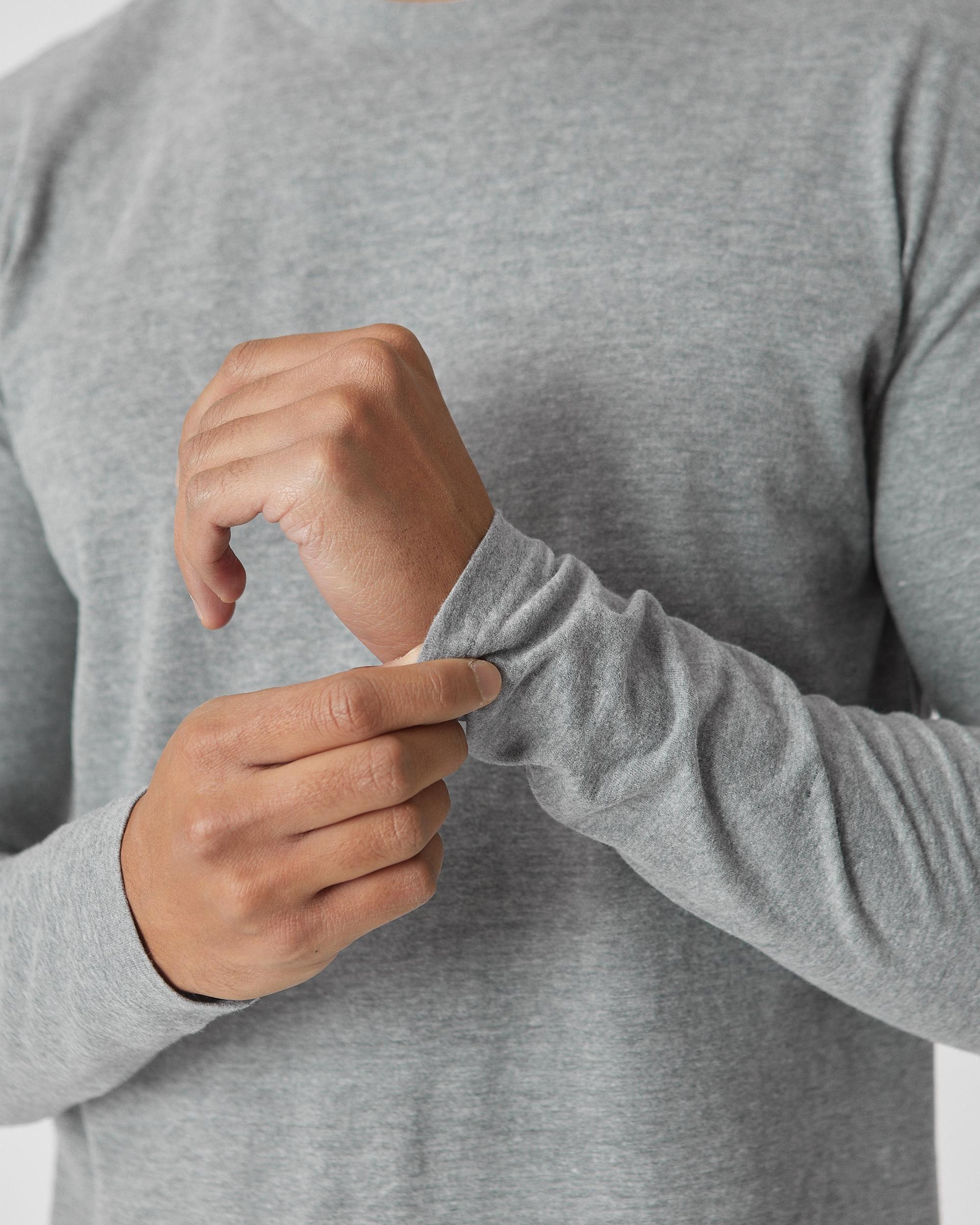 Heather Gray Tall Long Sleeve T-Shirt Product Image