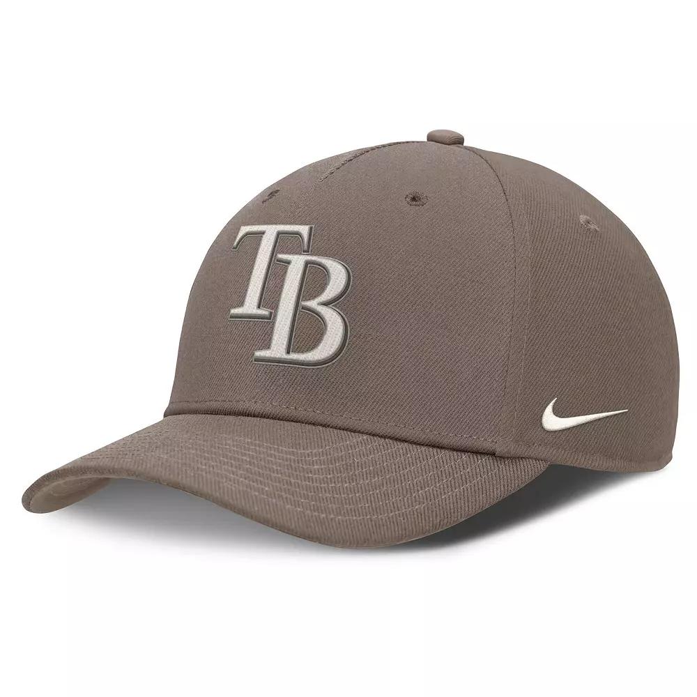 Men's Nike Brown Tampa Bay Rays Rise Performance Adjustable Hat,  Product Image