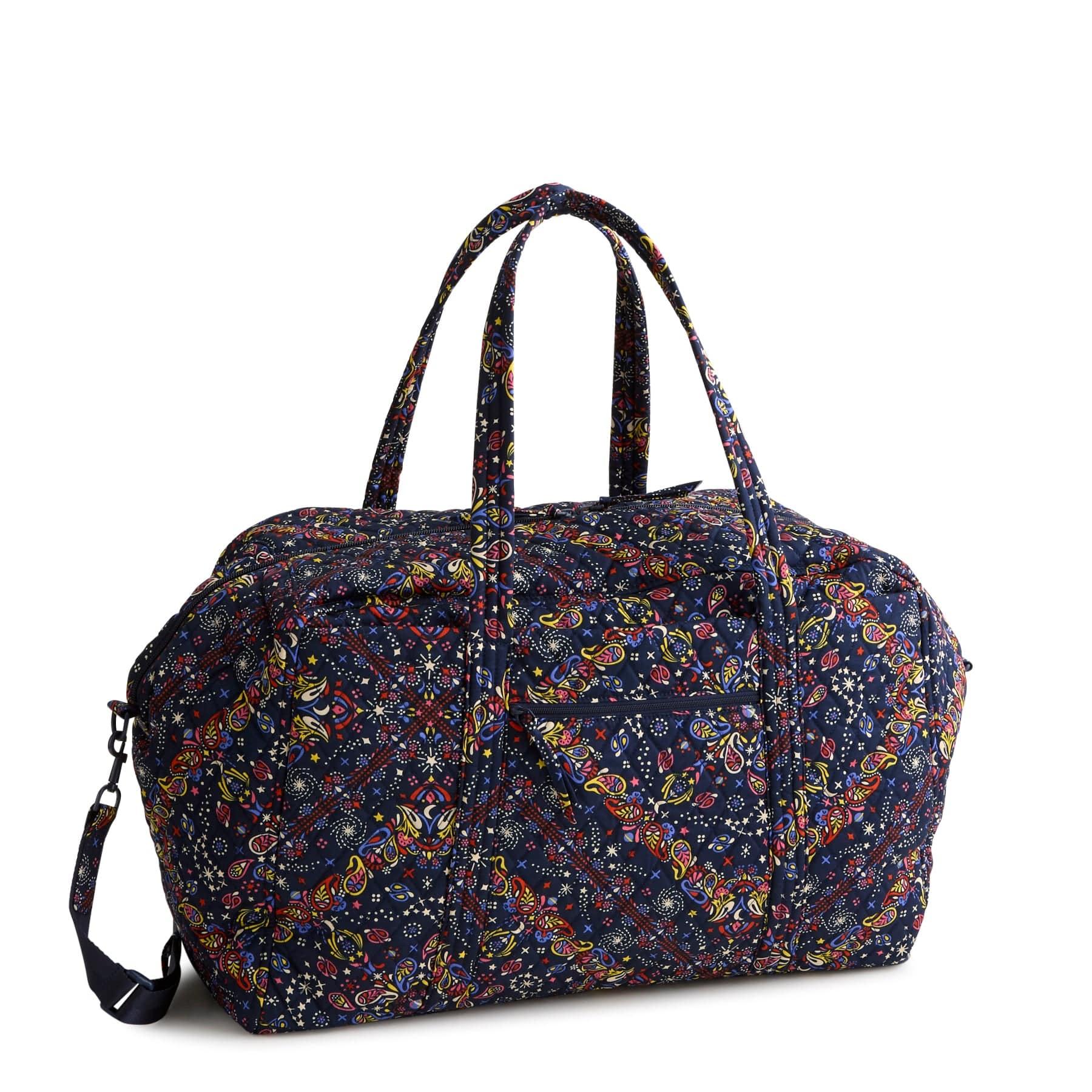 Vera Bradley Large Miramar Weekender Women in Starry Paisley Blue Product Image