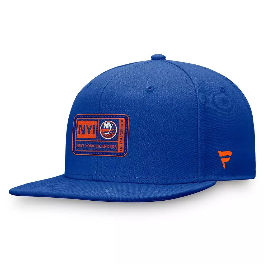Men's Fanatics Branded Royal New York Islanders Authentic Pro Training Camp Snapback Hat, Isl Blue Product Image