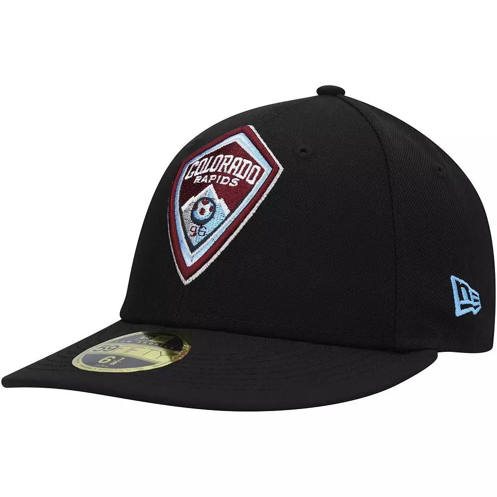 Men's New Era Black Colorado Rapids Primary Logo Low Profile 59FIFTY Fitted Hat,  Product Image