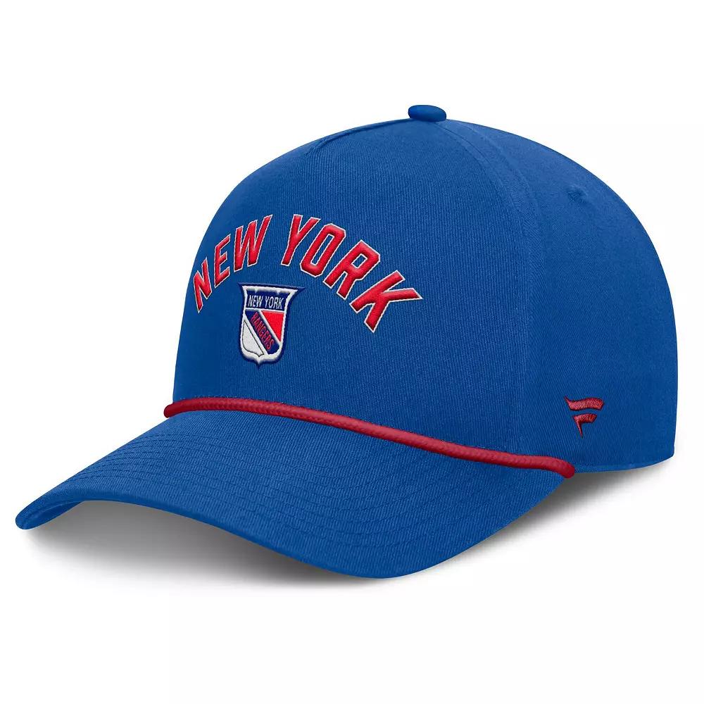 Men's Fanatics Royal New York Rangers Decades Collection A-Frame Rope Adjustable Hat, Ran Blue Product Image