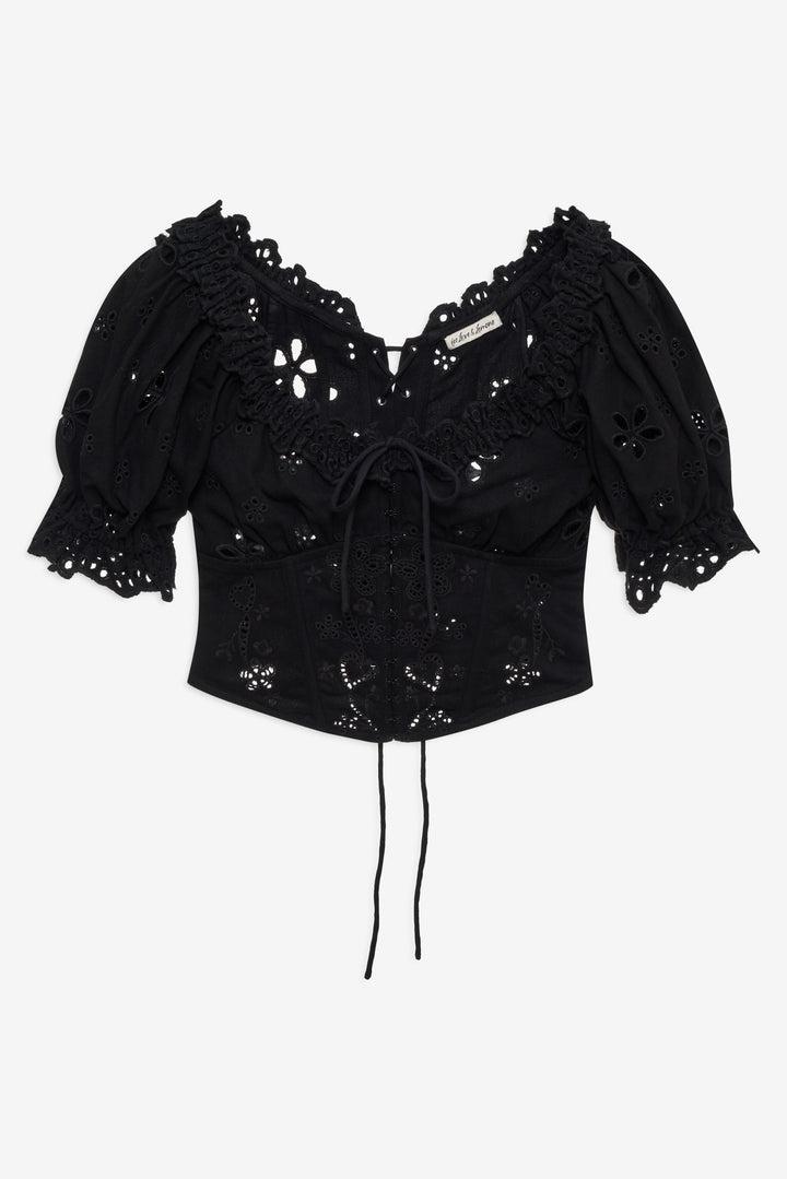 Yasmin Top — Black Product Image