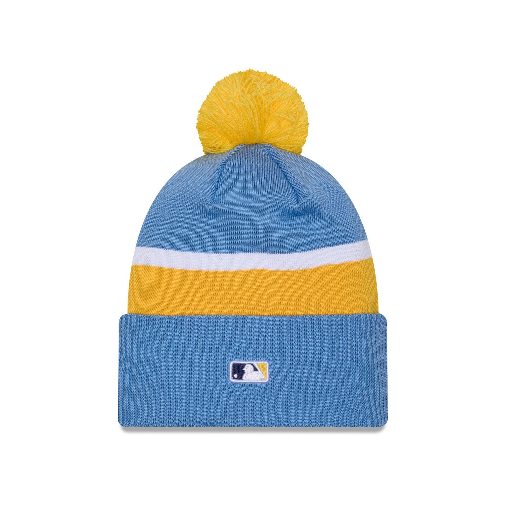 Milwaukee Brewers City Connect Pom Knit Hat Male Product Image