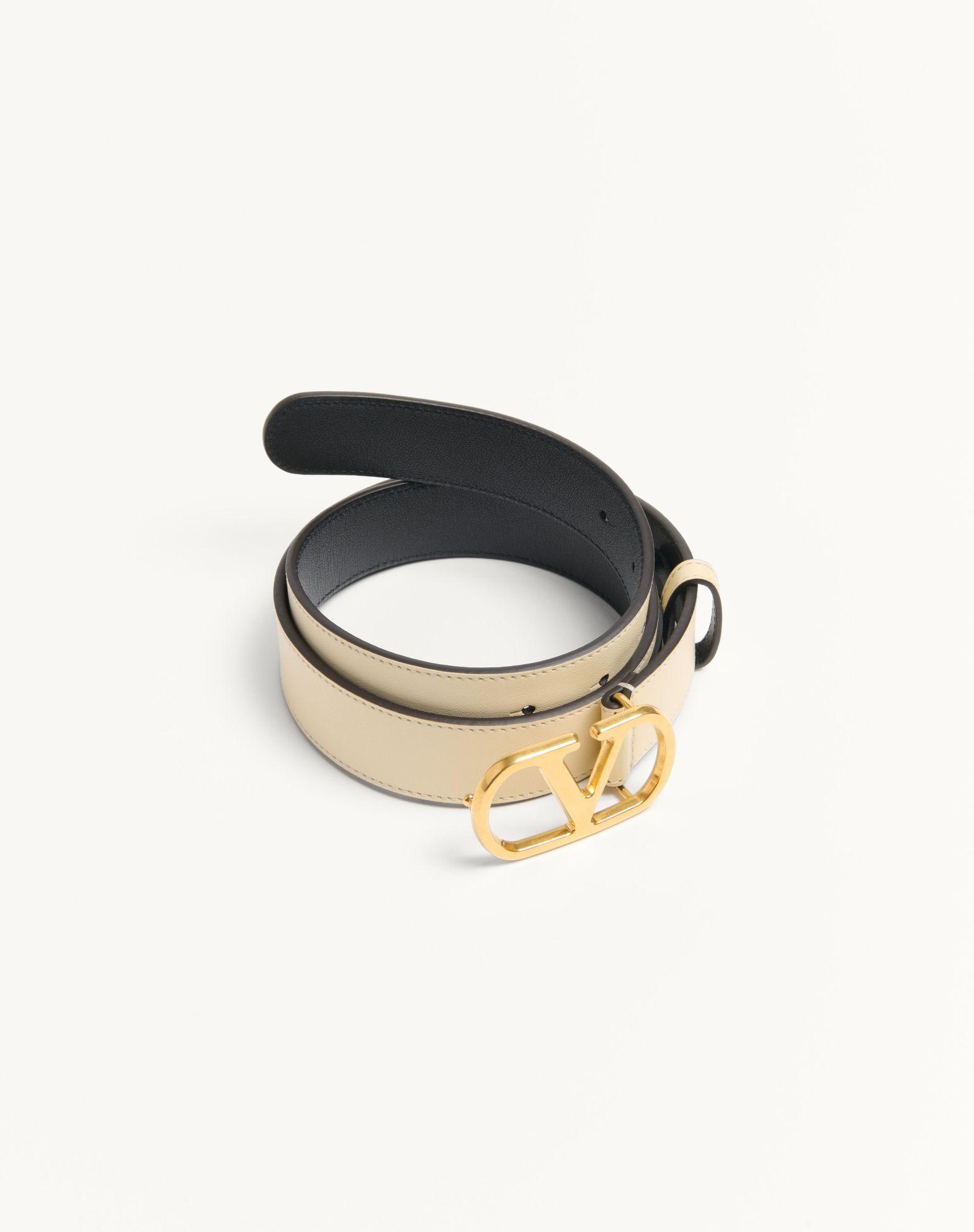 Vlogo Signature Belt In Shiny Calfskin 30 Mm Product Image