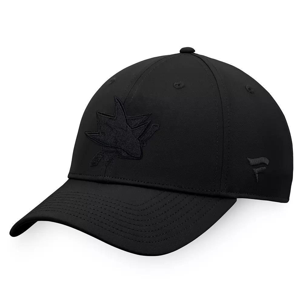 Men's Fanatics Black San Jose Sharks Authentic Pro Road Snapback Hat, Sks Black Product Image