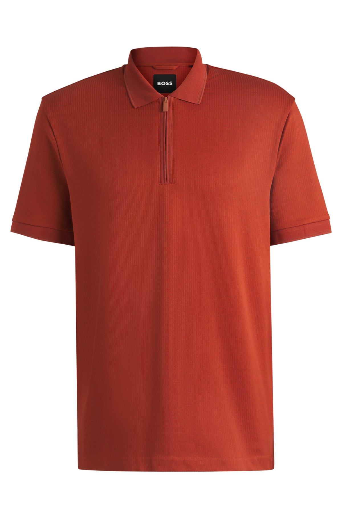 Polo shirt with seersucker structure Product Image