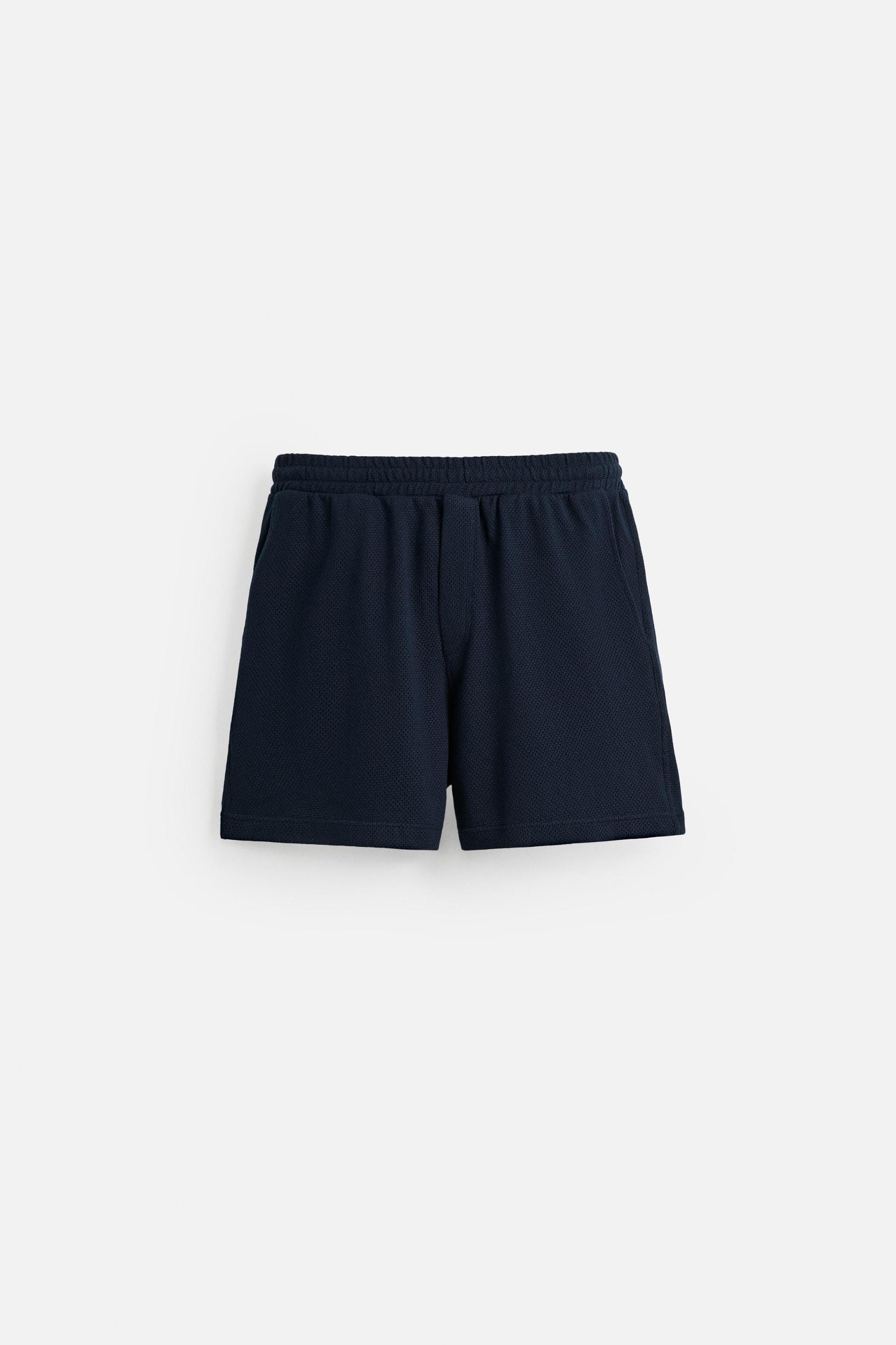 TEXTURED RELAXED FIT SHORTS Product Image
