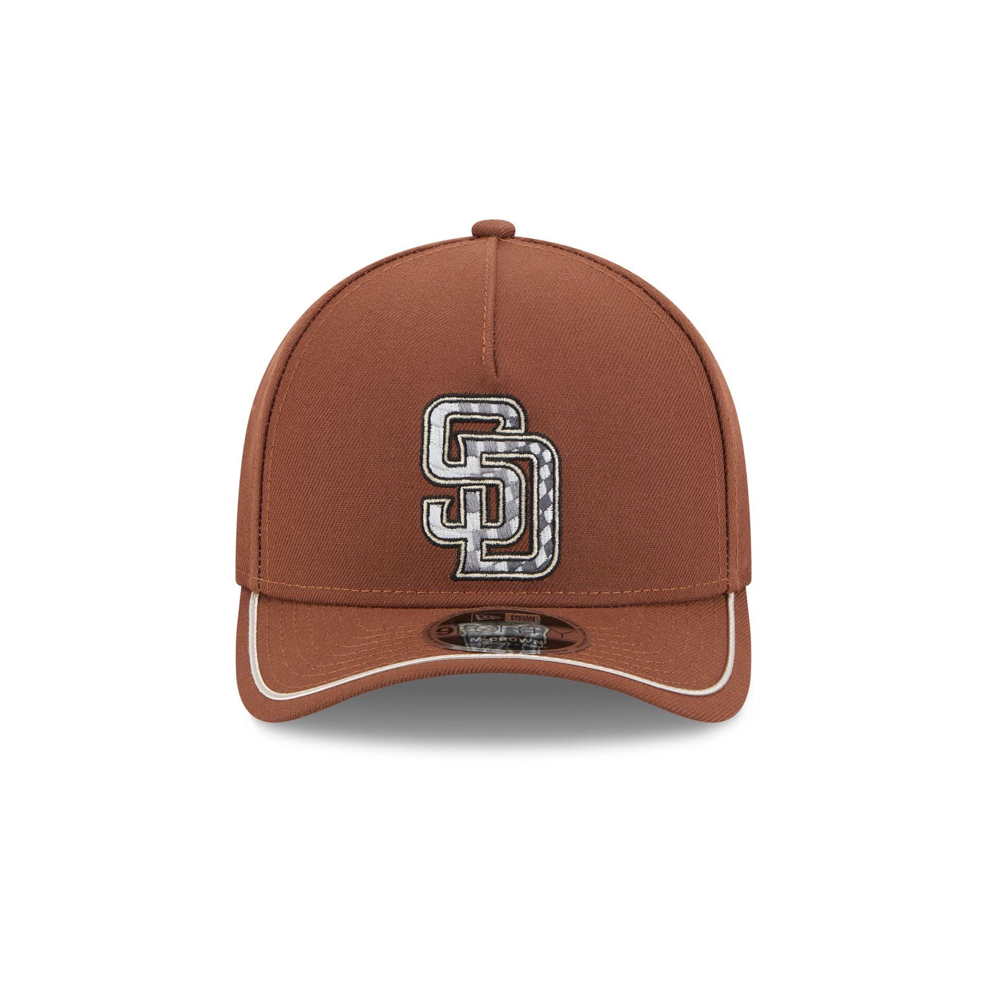 San Diego Padres Motorsport 9FORTY M-Crown A-Frame Snapback Hat Male Product Image