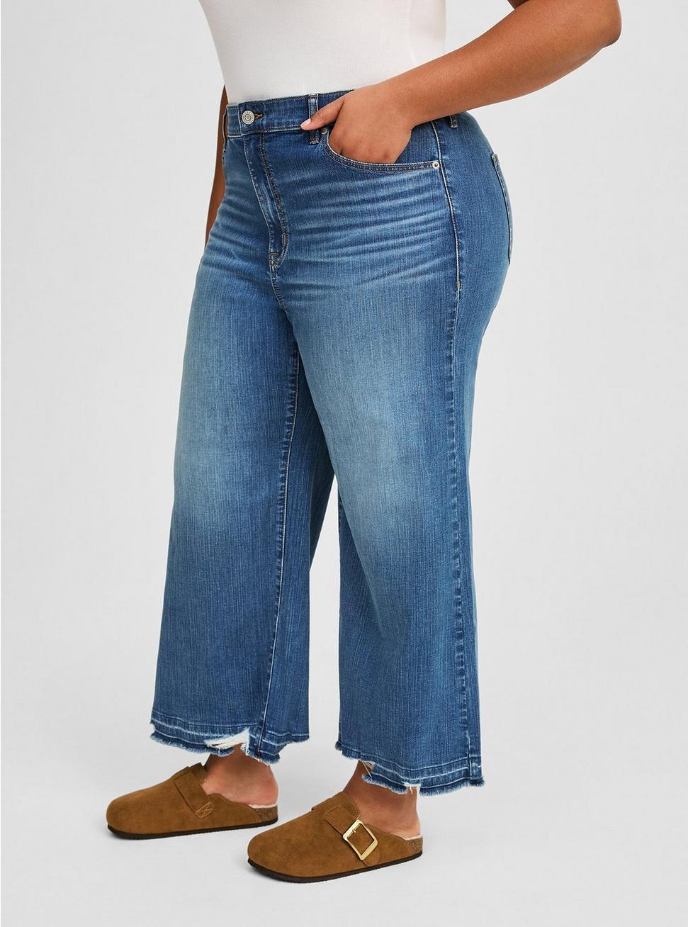 Crop High-Rise Wide Leg Jean Product Image