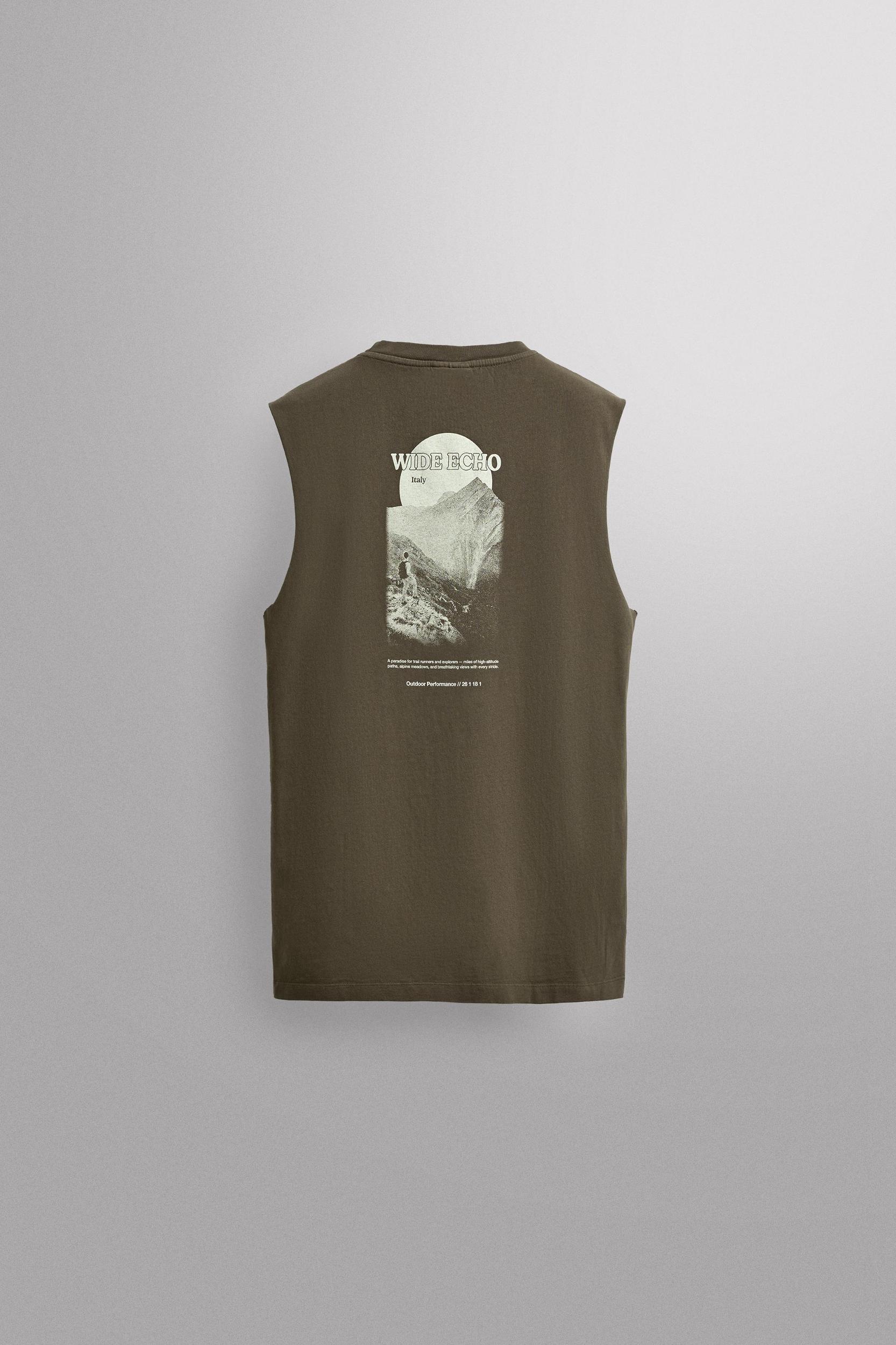 CONTRAST PRINT TANK TOP Product Image