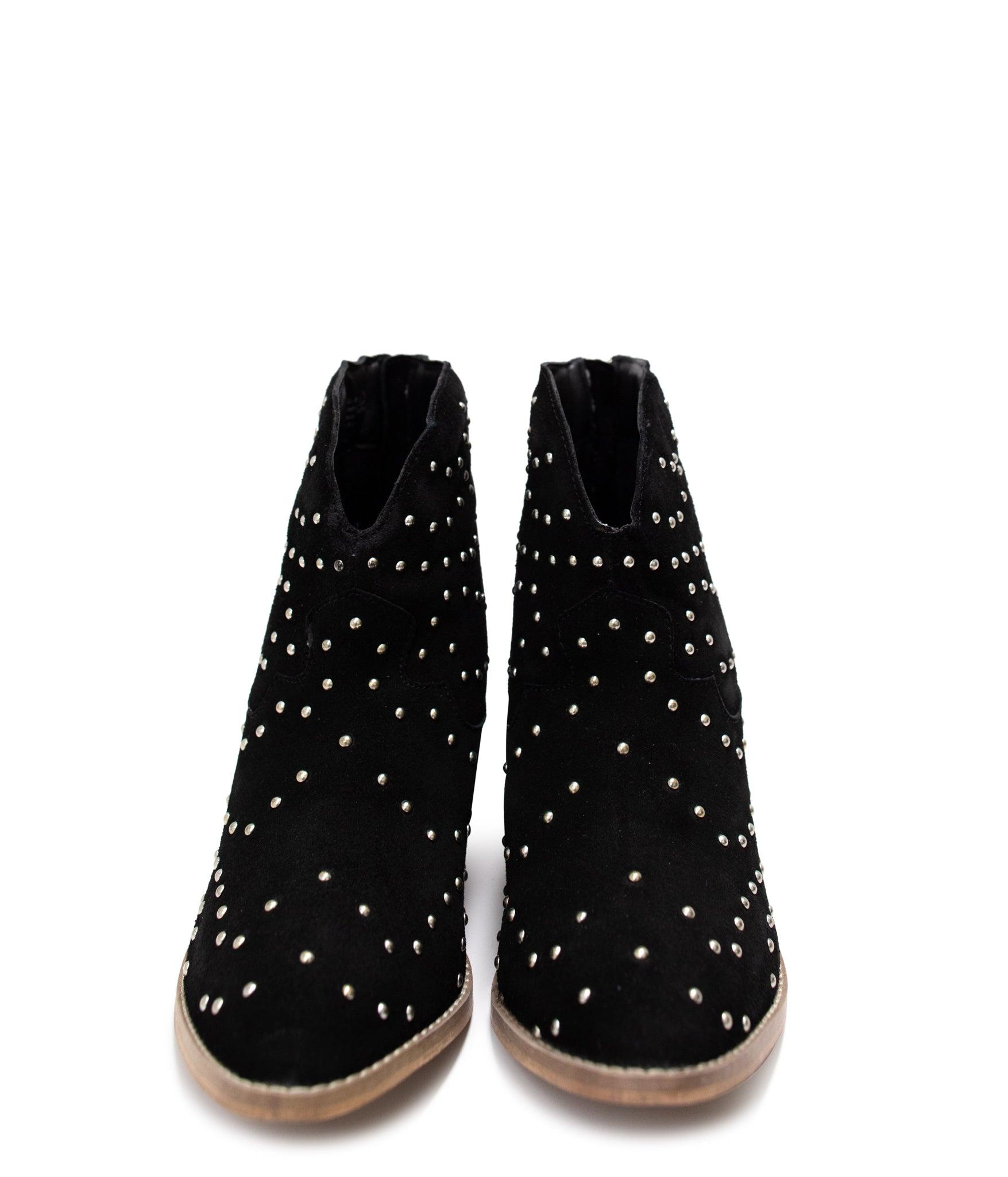 Twilight Studded Heeled Ankle Boot in Denim (Online Exclusive) Product Image