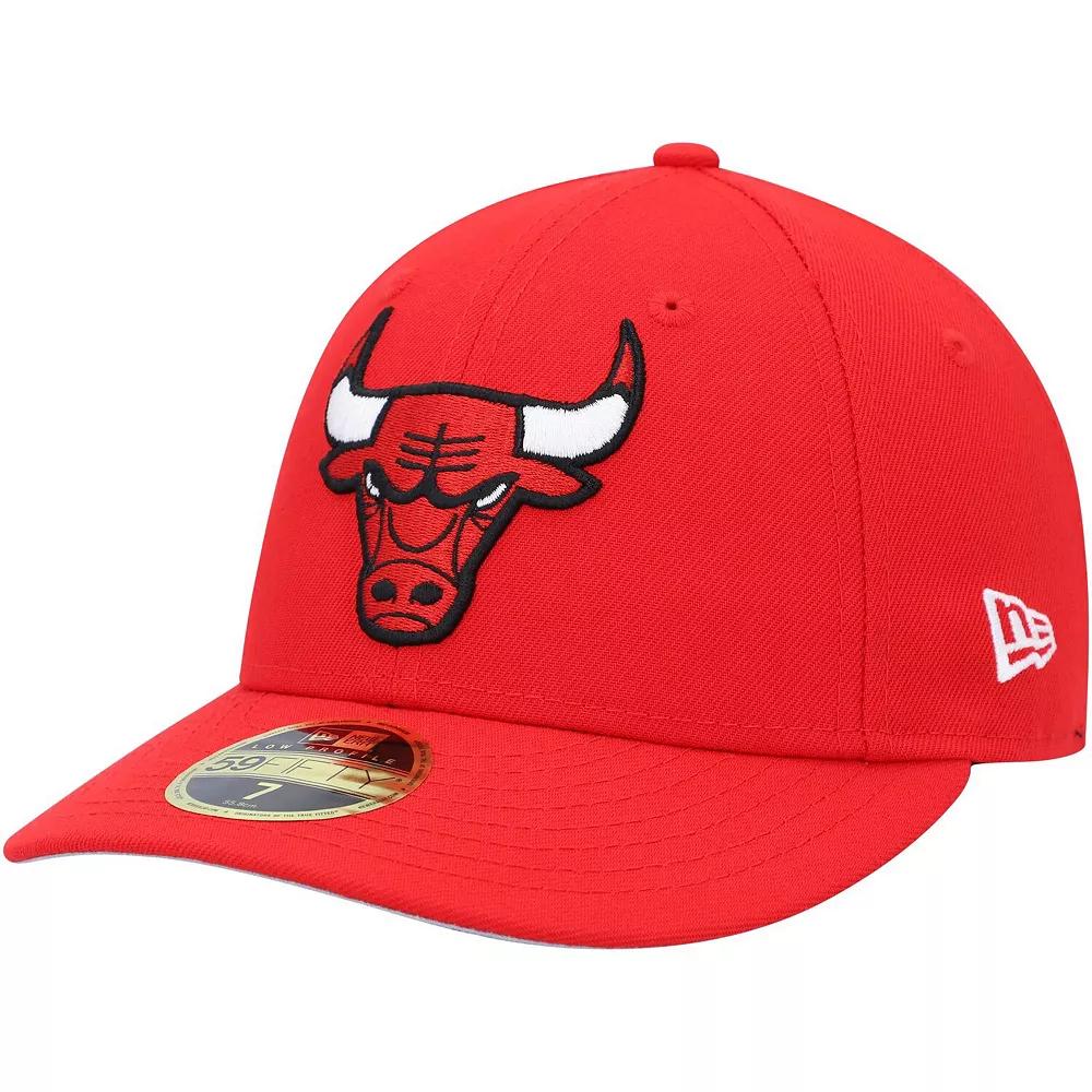Men's New Era Red Chicago Bulls Team Low Profile 59FIFTY Fitted Hat,  Product Image